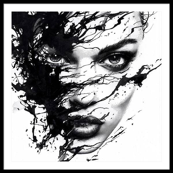 Eclipse of Her - Framed Print