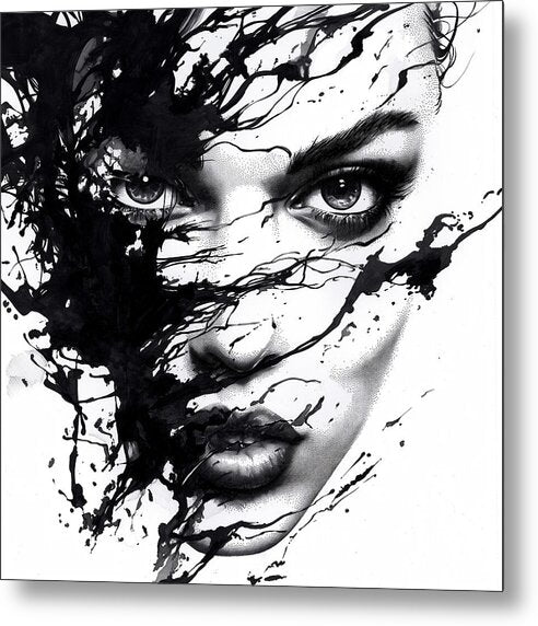 Eclipse of Her - Metal Print