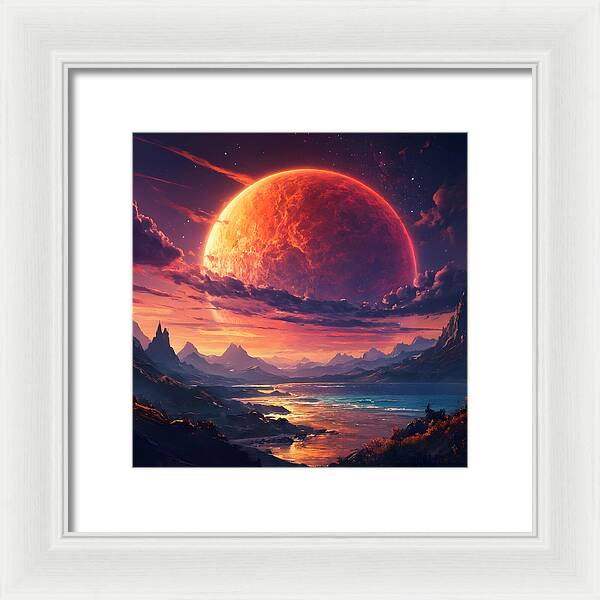 Eclipse of Realms - Framed Print