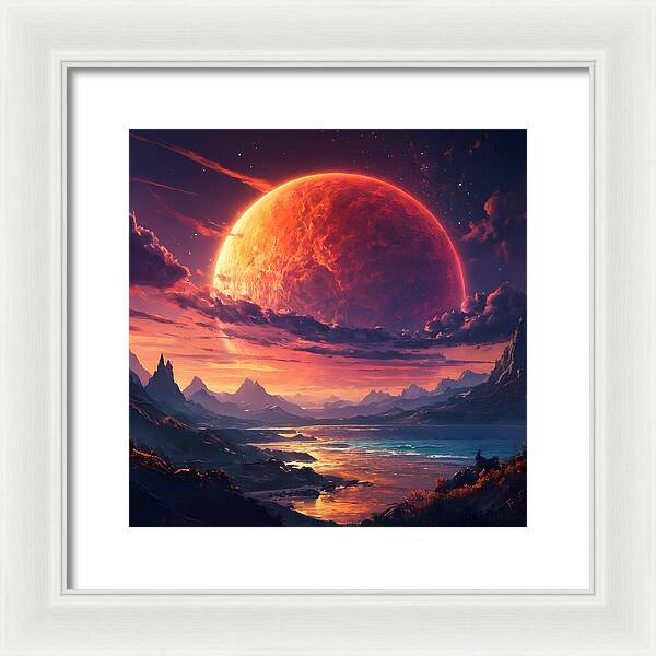 Eclipse of Realms - Framed Print