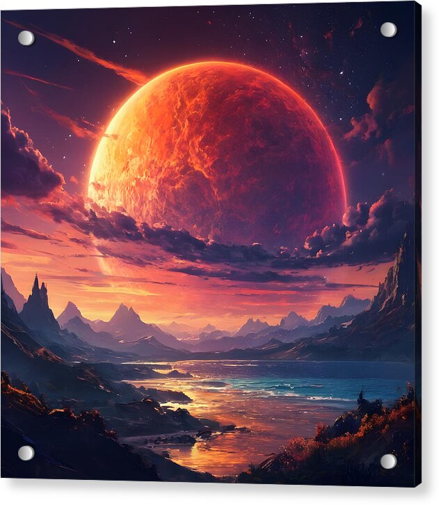 Eclipse of Realms - Acrylic Print