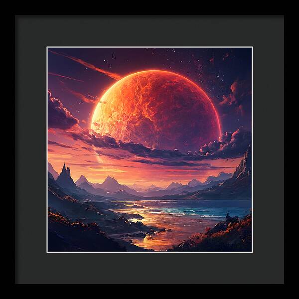 Eclipse of Realms - Framed Print