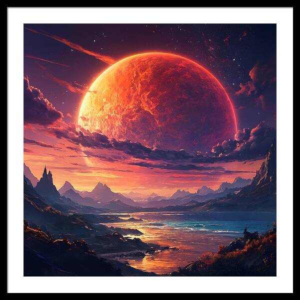 Eclipse of Realms - Framed Print