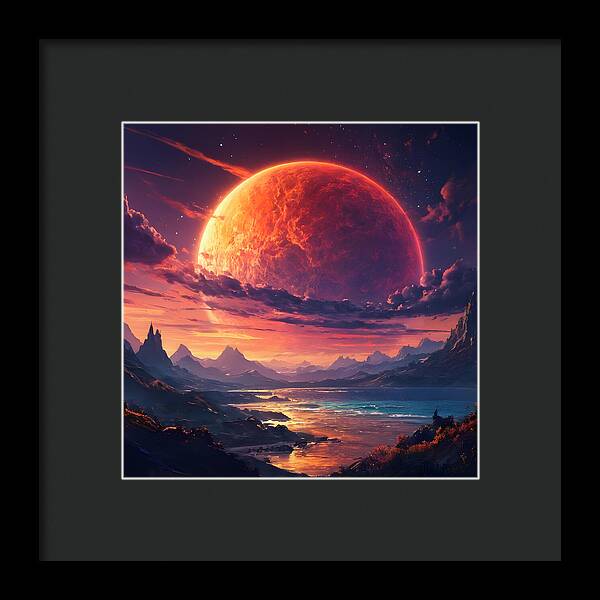 Eclipse of Realms - Framed Print