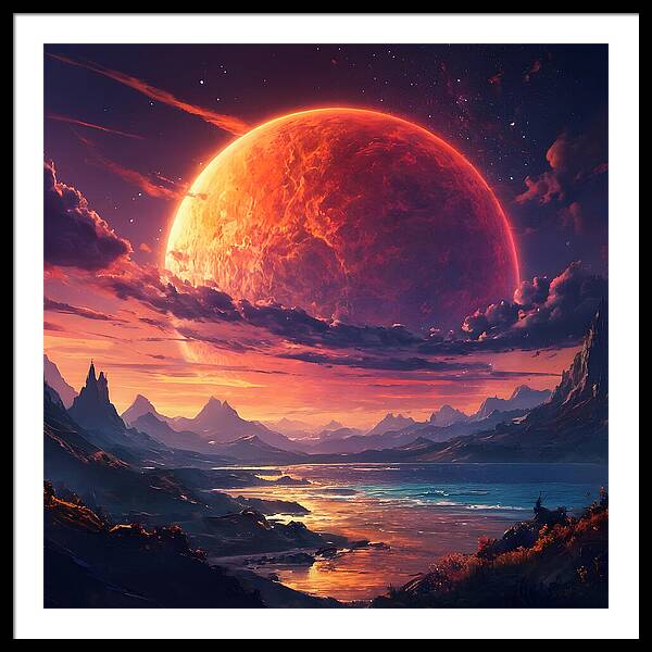 Eclipse of Realms - Framed Print