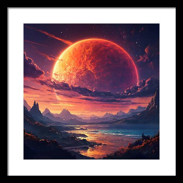 Eclipse of Realms - Framed Print