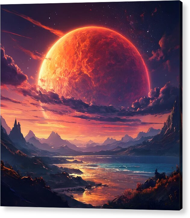 Eclipse of Realms - Acrylic Print
