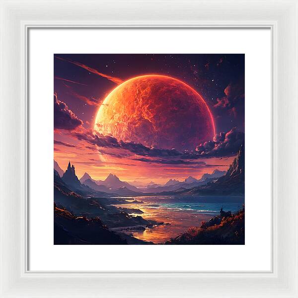 Eclipse of Realms - Framed Print