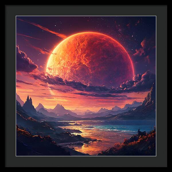 Eclipse of Realms - Framed Print