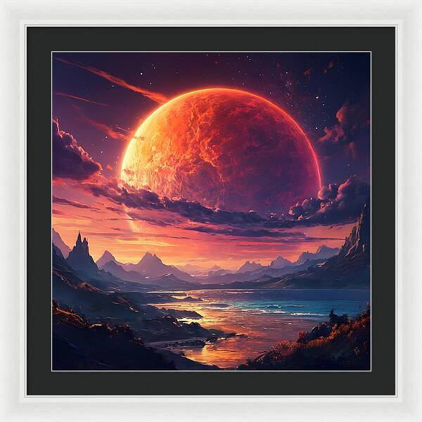 Eclipse of Realms - Framed Print