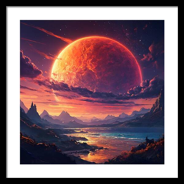 Eclipse of Realms - Framed Print