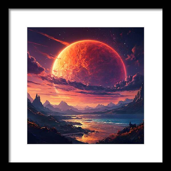 Eclipse of Realms - Framed Print