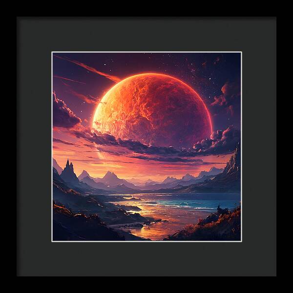 Eclipse of Realms - Framed Print