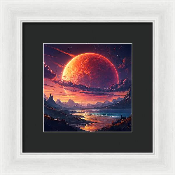 Eclipse of Realms - Framed Print