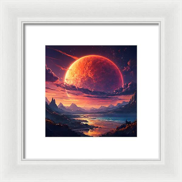 Eclipse of Realms - Framed Print