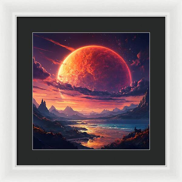 Eclipse of Realms - Framed Print