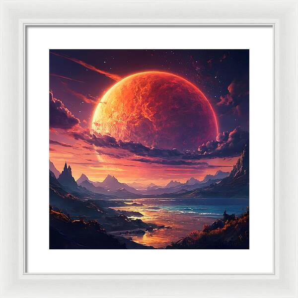 Eclipse of Realms - Framed Print