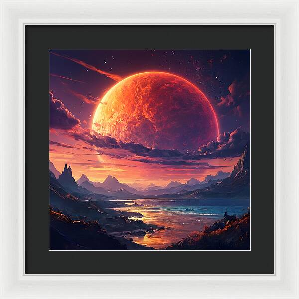 Eclipse of Realms - Framed Print