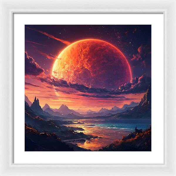 Eclipse of Realms - Framed Print