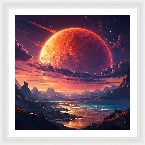 Eclipse of Realms - Framed Print