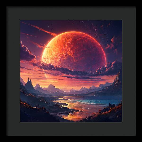 Eclipse of Realms - Framed Print