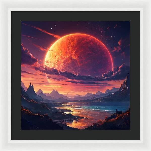 Eclipse of Realms - Framed Print