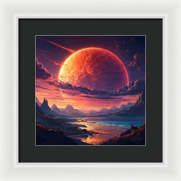 Eclipse of Realms - Framed Print