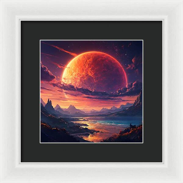 Eclipse of Realms - Framed Print