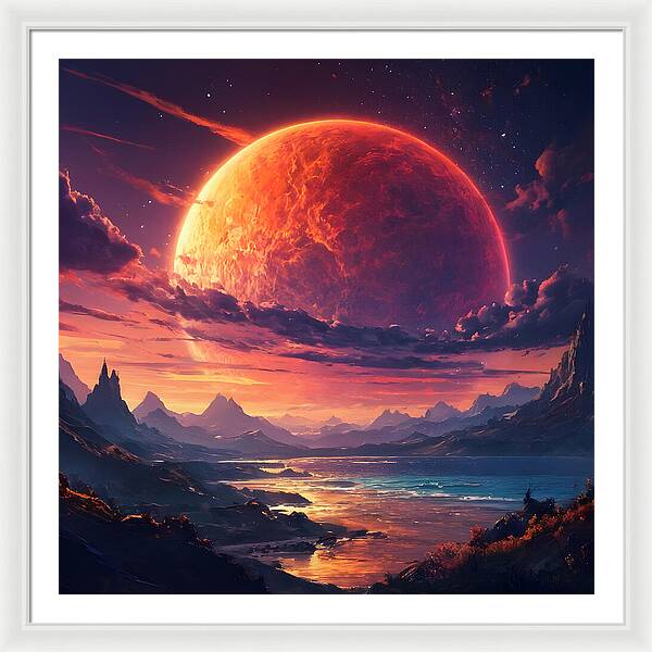 Eclipse of Realms - Framed Print