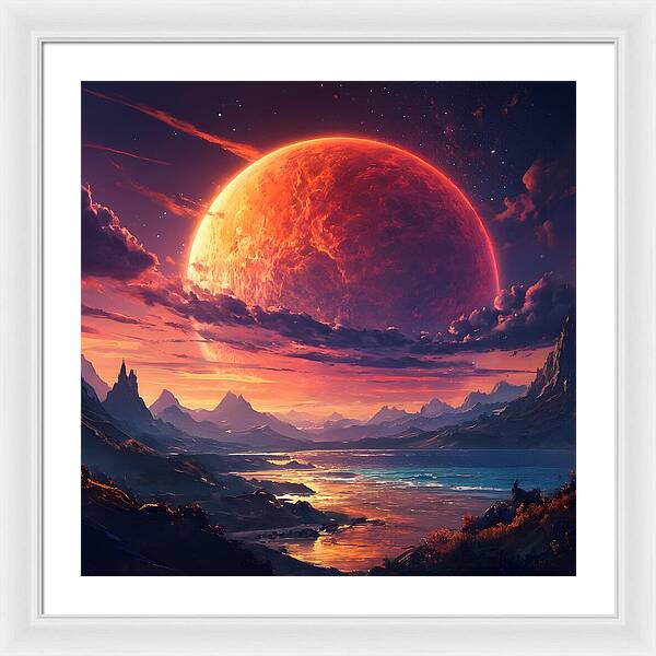 Eclipse of Realms - Framed Print