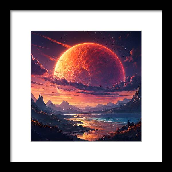Eclipse of Realms - Framed Print