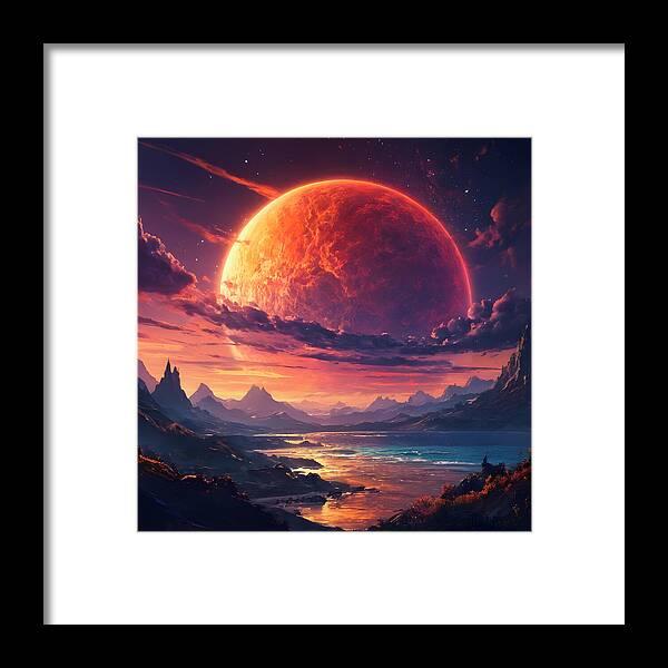 Eclipse of Realms - Framed Print