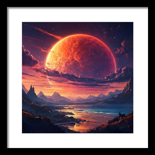 Eclipse of Realms - Framed Print