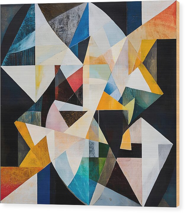 Eclipsed Geometry - Wood Print