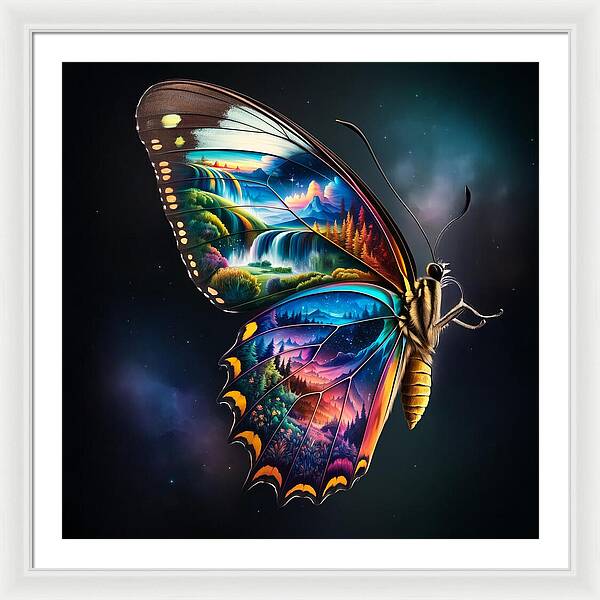 Eden in Flight - Framed Print