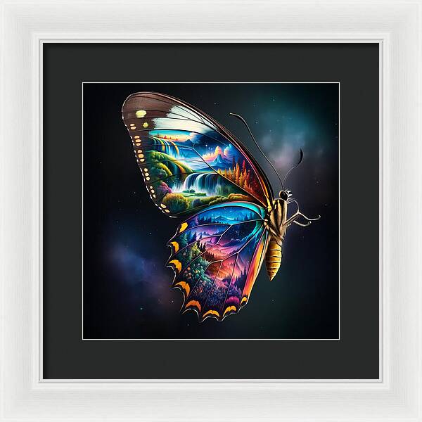 Eden in Flight - Framed Print