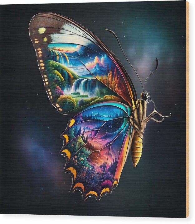 Eden in Flight - Wood Print