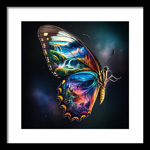 Eden in Flight - Framed Print