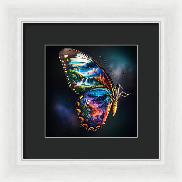 Eden in Flight - Framed Print