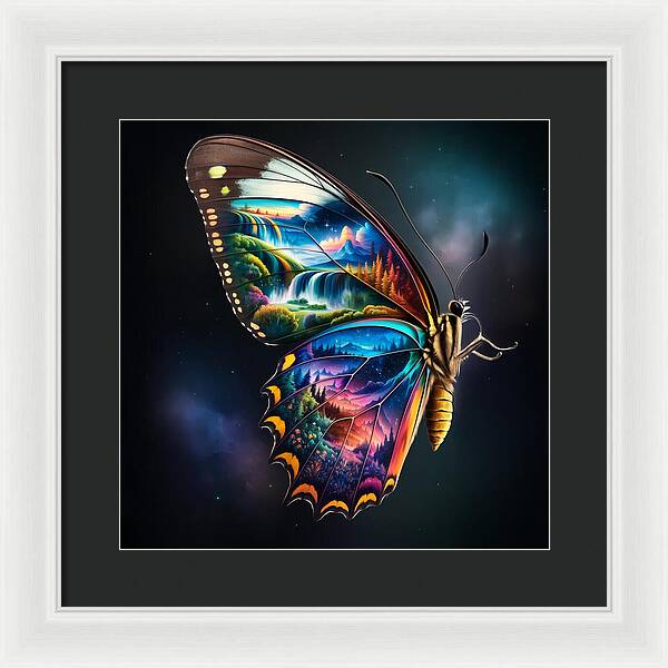 Eden in Flight - Framed Print