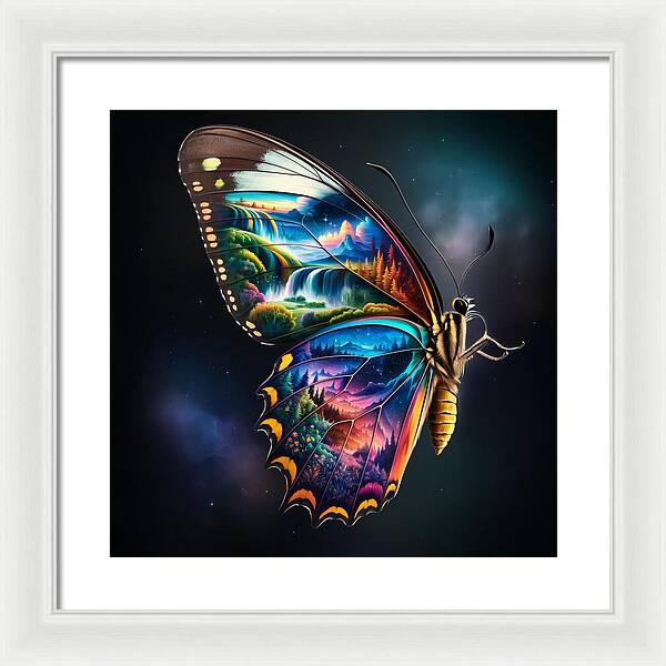 Eden in Flight - Framed Print