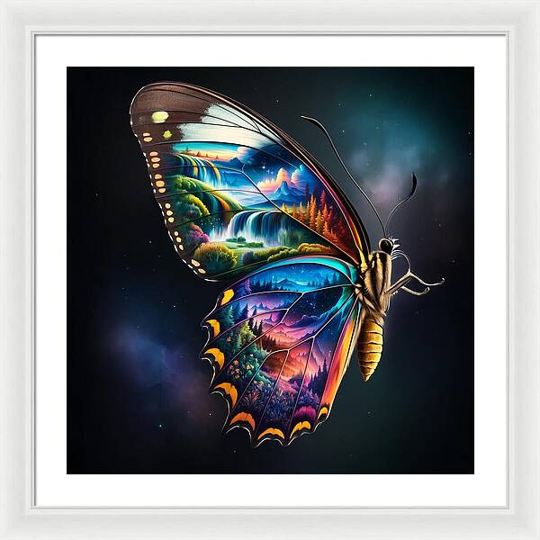Eden in Flight - Framed Print