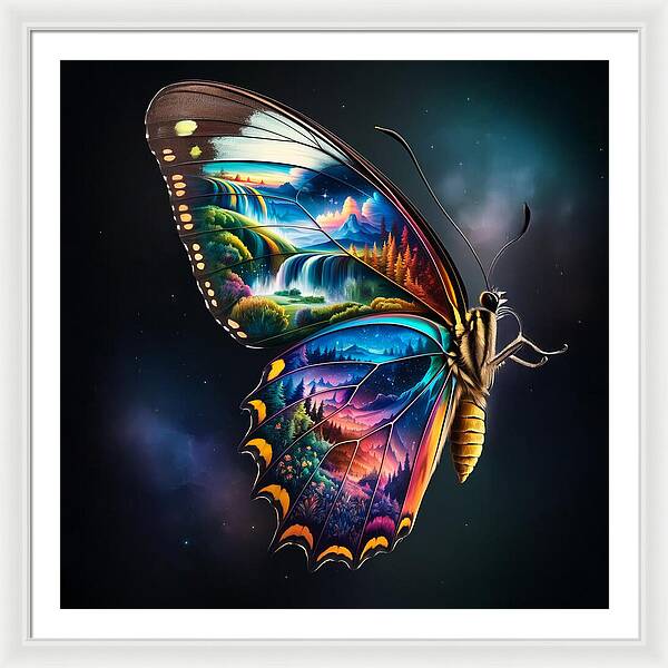 Eden in Flight - Framed Print
