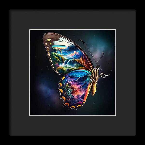 Eden in Flight - Framed Print