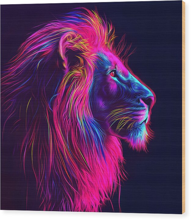 Electric Pride - Wood Print