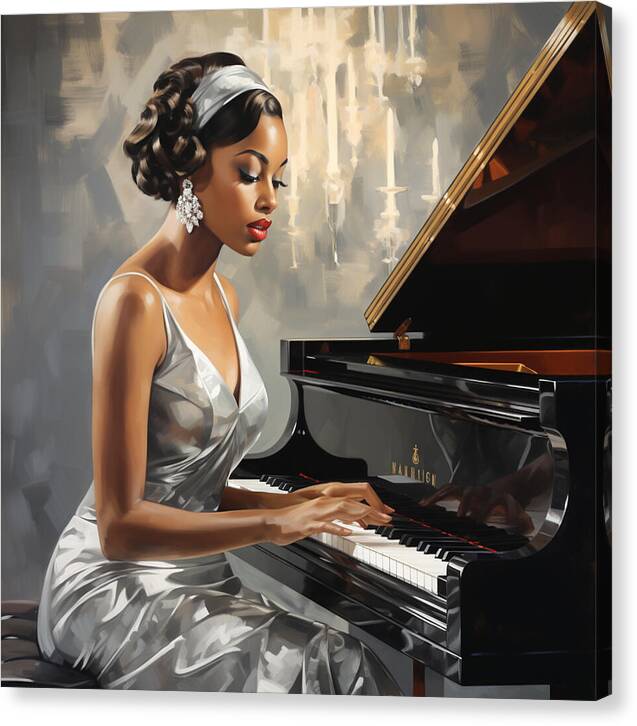 Elegance in Melody - Canvas Print
