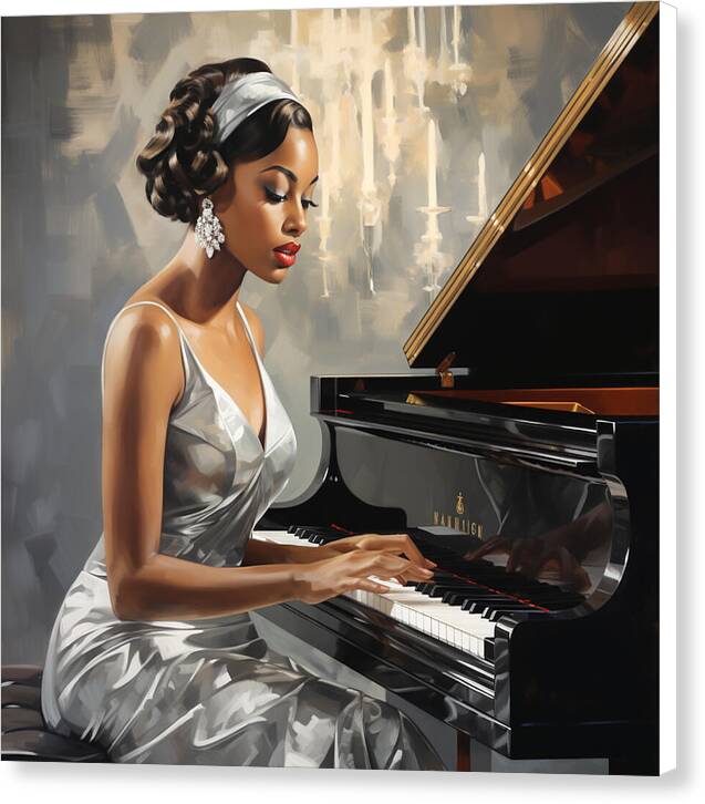 Elegance in Melody - Canvas Print