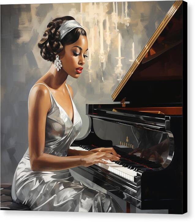 Elegance in Melody - Canvas Print