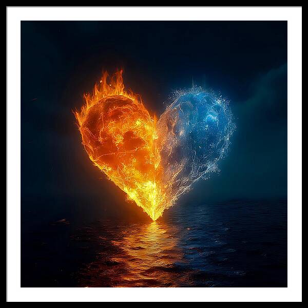 Elemental Affection - Framed Print