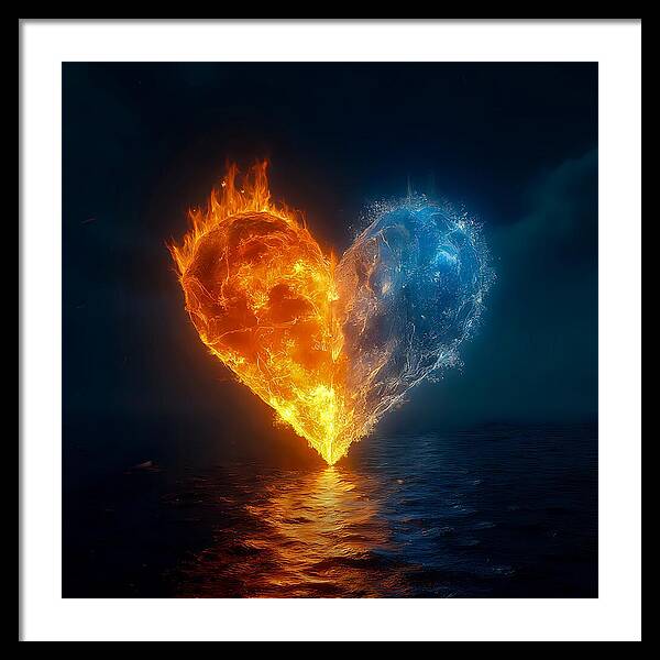 Elemental Affection - Framed Print